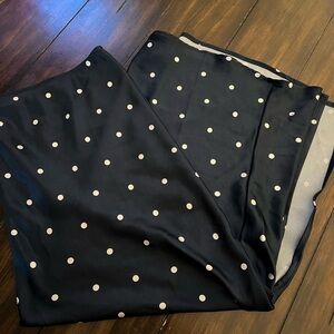 Old Navy Satin Polka Dot Midi Skirt